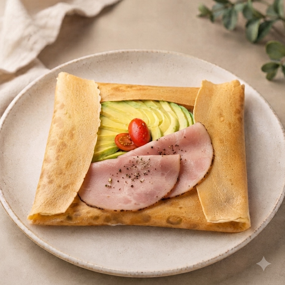 Black Forest Ham Crepe