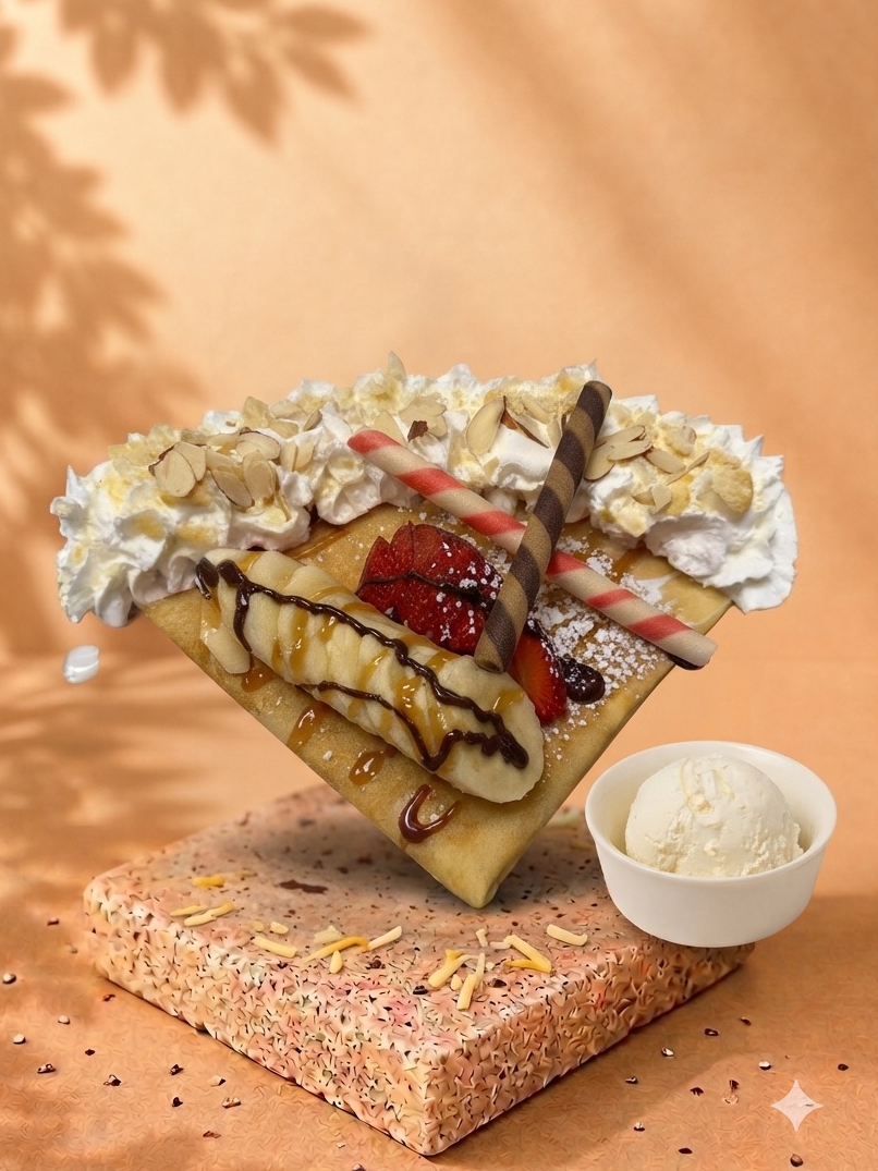 Ice Cream Crepe